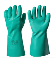 SafeChem Full Arm Nitrile Chemical Resistant Gloves – Heavy Duty, Anti-Odor, Superior Grip